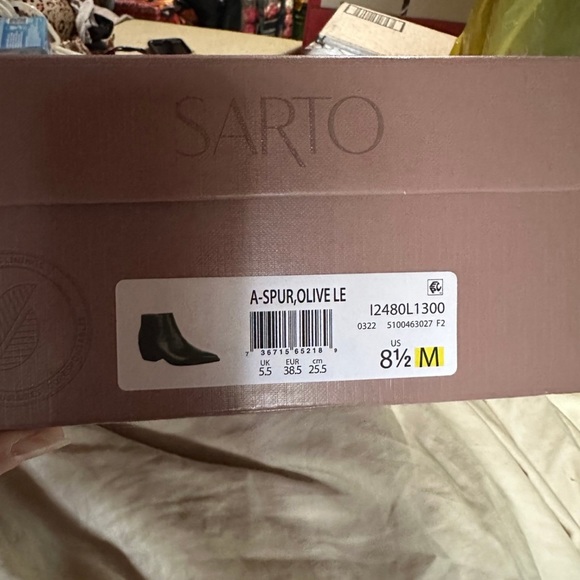 A-SPUR ANKLE BOOT IN OLIVE - Picture 3 of 7